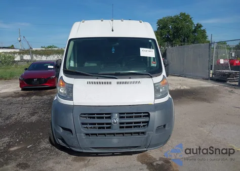 2016 Ram Promaster 2500 High Roof из США, поврежденный, VIN 3C6TRVDG0GE128805